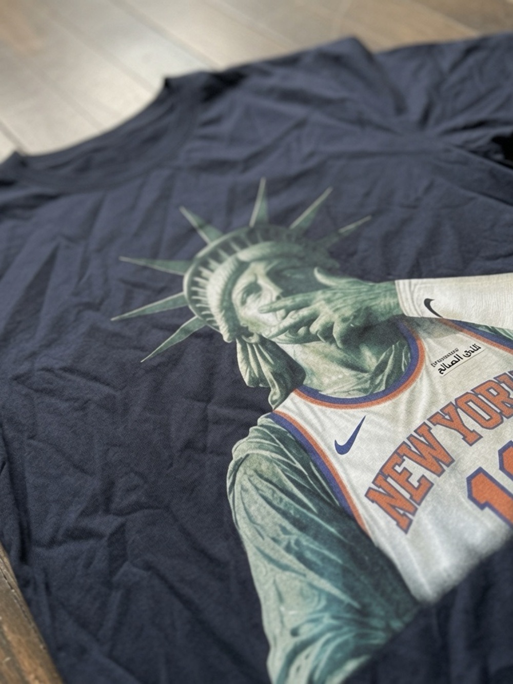 NYC Exclusive Statue of Liberty New York Knicks Brunson T-Shirt